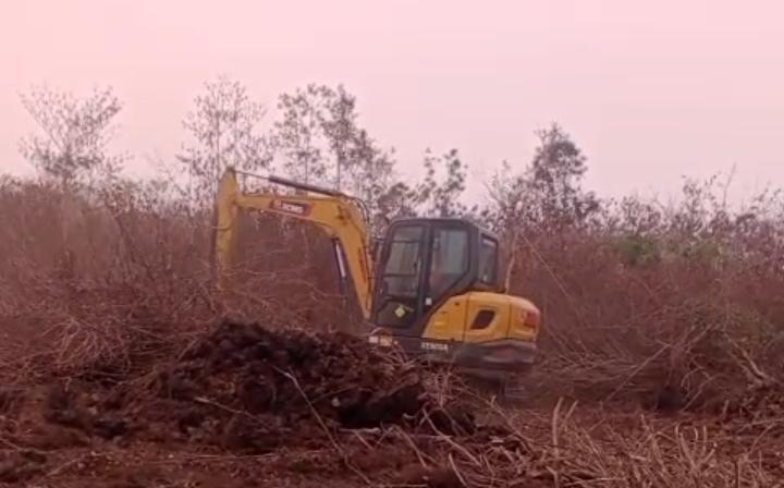 Warga Muara Medak Keluhkan Pembukaan Lahan dengan Alat Berat di Kawasan Hutan Pascakebakaran